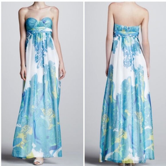 Cache Paisley Maxi Dress. Dress size 4 - Picture 1 of 5